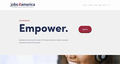 Desktop Screenshot of jobs4america.net